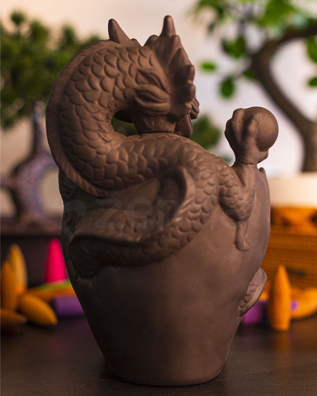 Mythical Dragon Skull Backflow Incense Burner