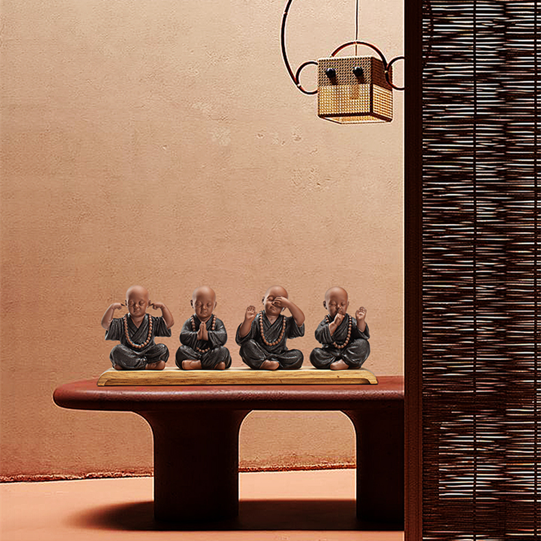 Little Monks with Four Wise Principles