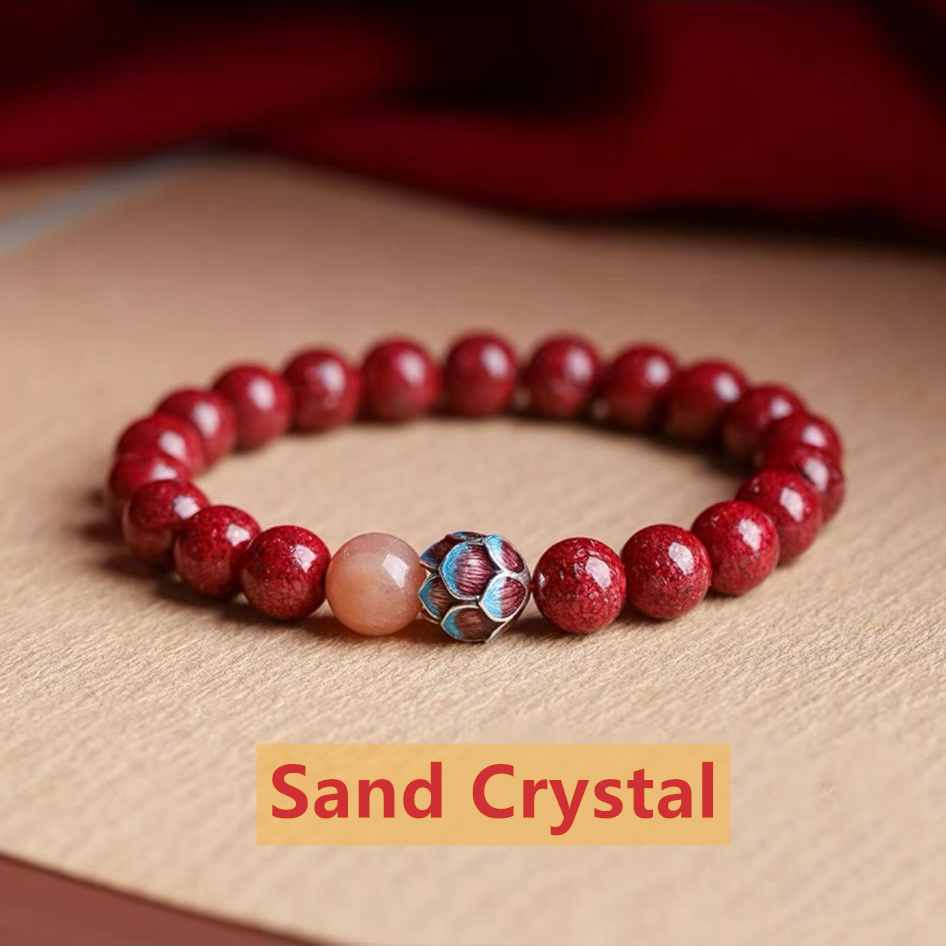 Consecrated Cinnabar Lotus Bracelet
