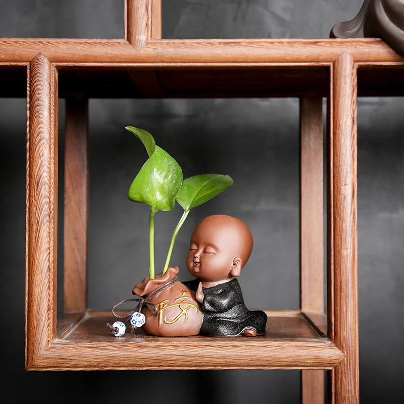 Little Monks with Happiness and Safety Bag