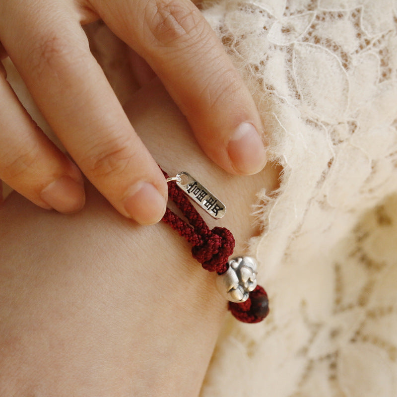 Lucky Feng Shui Laughing Buddha Bracelet