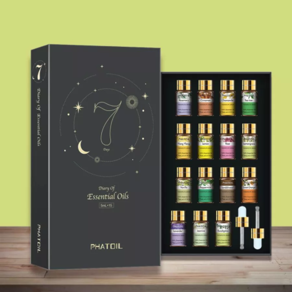 Phatoil Pure Natural Diary Of Calming Essential Oils (15 pcs)