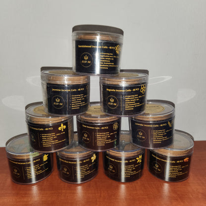 Natural Antiseptic Spiral Incense Coils (48 pcs)