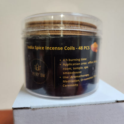 Natural Antiseptic Spiral Incense Coils (48 pcs)