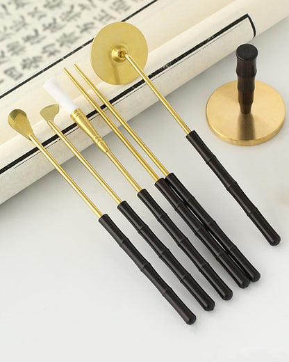 Incense Fragrance - Tools Kit in Pure Copper & Black Sandalwood