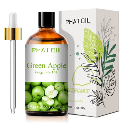 Phatoil 100ml Fruit Perfume Fragrance Oils for Aroma Diffuser With Droppers