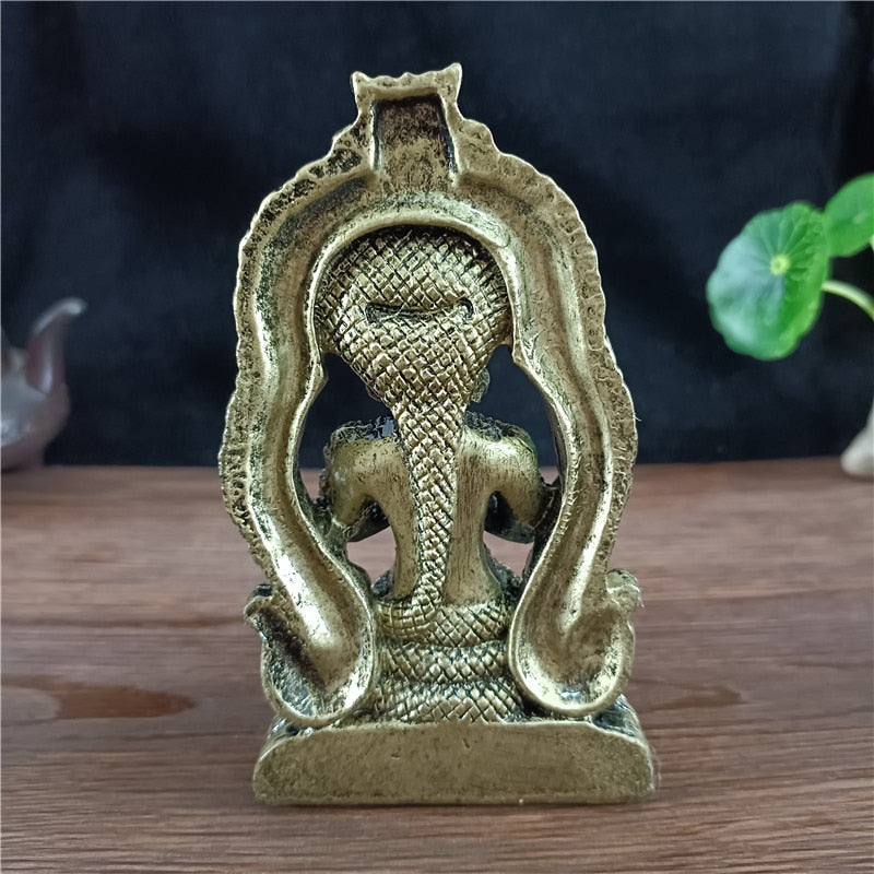 Majestic Vishnu Figurine Sculpture Table Statue