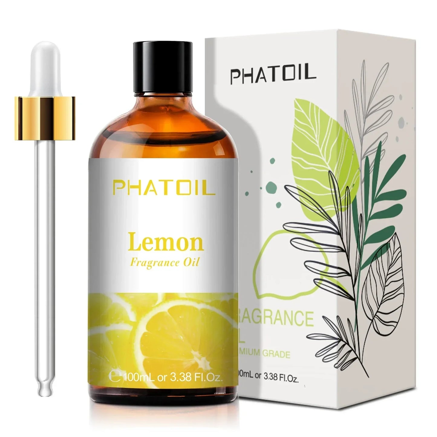 Phatoil 100ml Fruit Perfume Fragrance Oils for Aroma Diffuser With Droppers