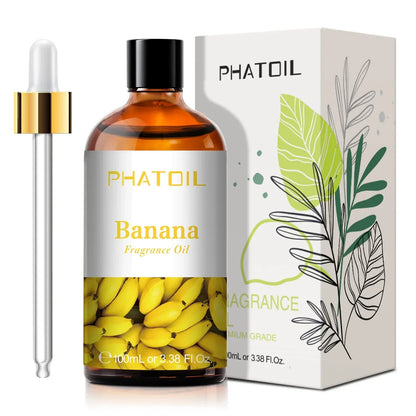 Phatoil 100ml Fruit Perfume Fragrance Oils for Aroma Diffuser With Droppers