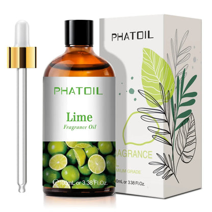 Phatoil 100ml Fruit Perfume Fragrance Oils for Aroma Diffuser With Droppers