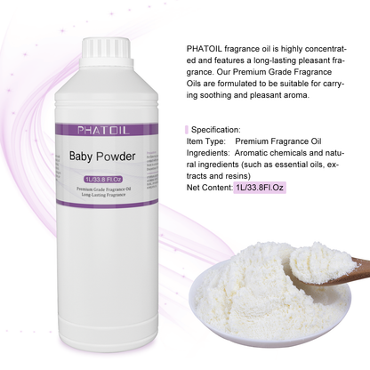 Phatoil 1000ml Perfume Oils for Fragrance With Droppers And Roll-On Bottles