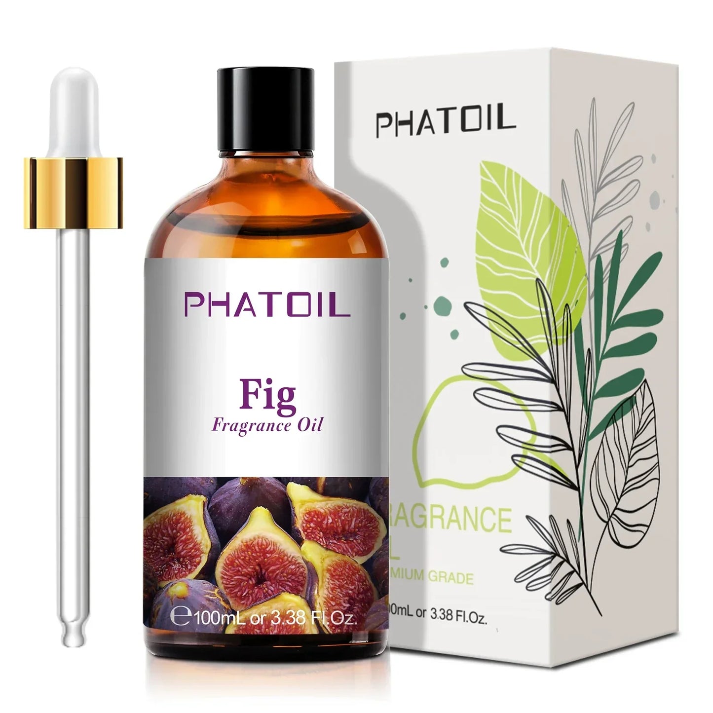 Phatoil 100ml Fruit Perfume Fragrance Oils for Aroma Diffuser With Droppers