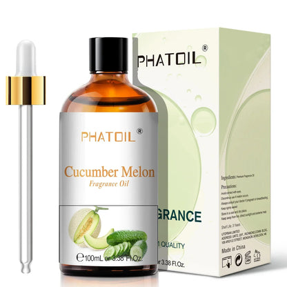 Phatoil 100ml Fruit Perfume Fragrance Oils for Aroma Diffuser With Droppers