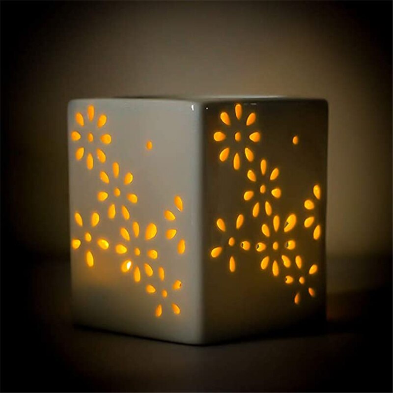 Ceramic Tealight Candle Holder Oil Burner Aroma Diffuser