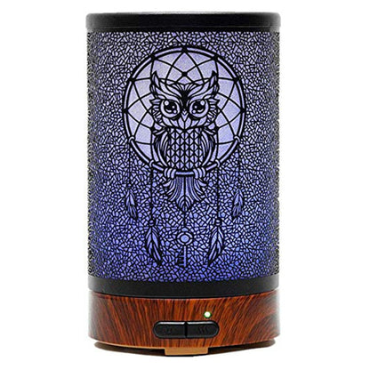 Vintage Metal Ultrasonic 100ml Essential Oil Aroma Diffuser