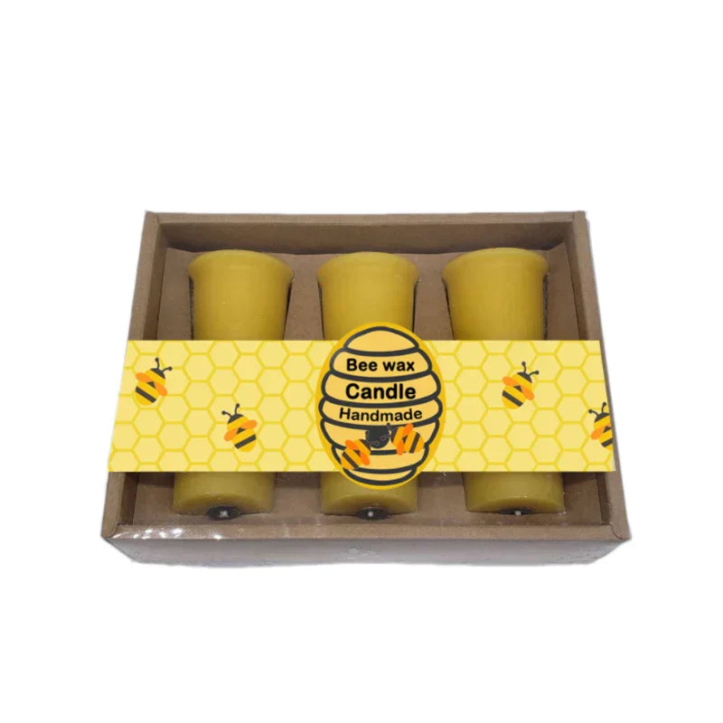 Home Aromatherapy Beeswax Candles Set of 6 pcs