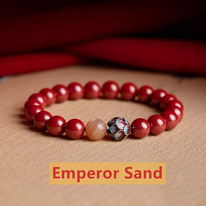 Consecrated Cinnabar Lotus Bracelet