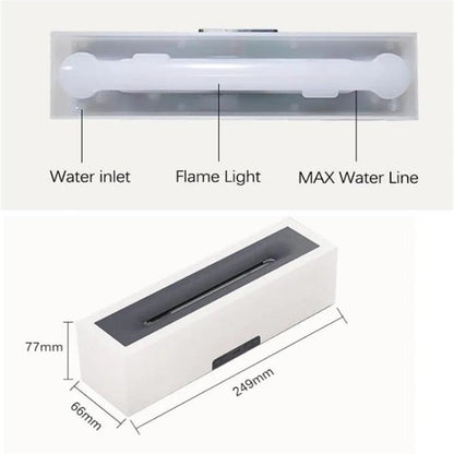 200ml Flame Humidifier Aromatic Essential Oil Electric Ultrasonic Diffuser