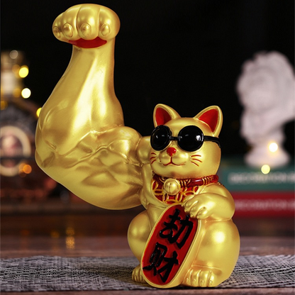 Muscular Lucky Cat