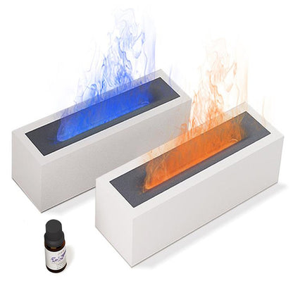 200ml Flame Humidifier Aromatic Essential Oil Electric Ultrasonic Diffuser