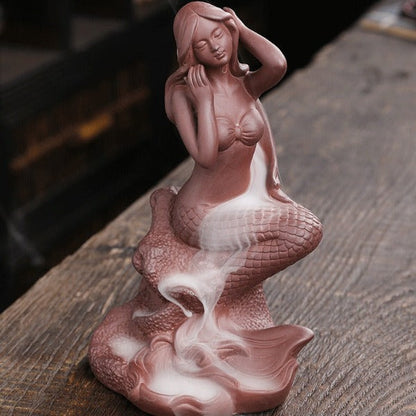Mermaid Backflow Incense Burner