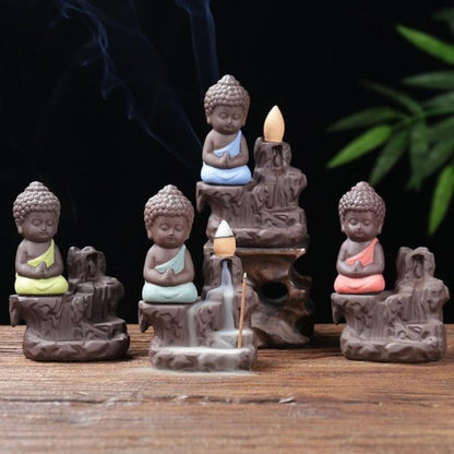 Tathagata Buddha Backflow Incense Burners