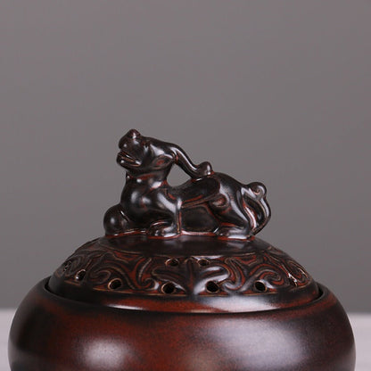 Traditional Lucky Brave Incense Coil Burner Censer