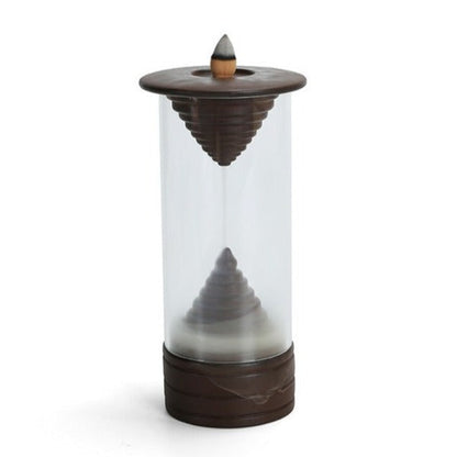 Hourglass Backflow Enclosed Backflow Incense Burner