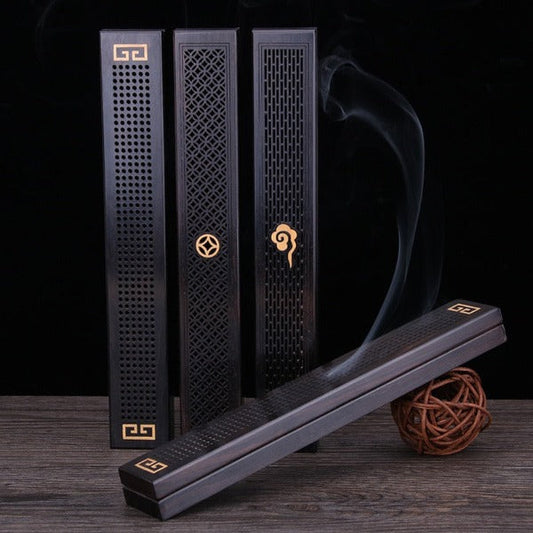 Wooden Handmade Incense Box Holder