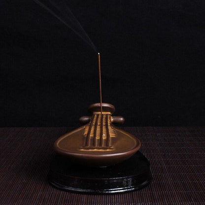 Handmade Pipa Incense Stick Holder