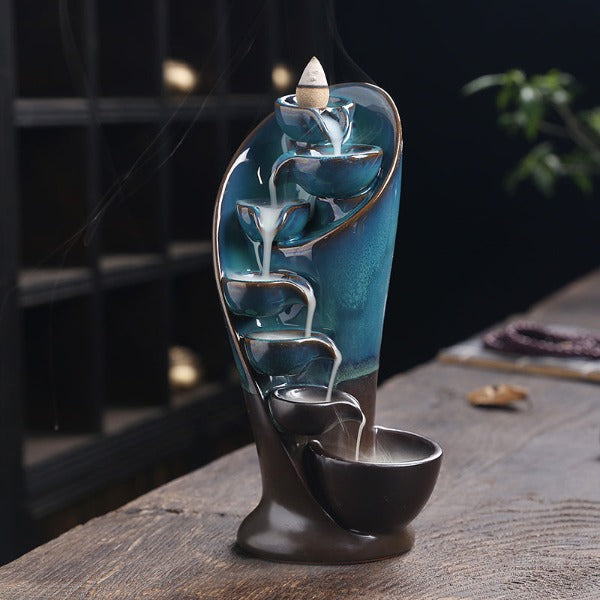 SpaceKeeper Waterfall Backflow Incense Burner