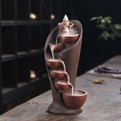 SpaceKeeper Waterfall Backflow Incense Burner