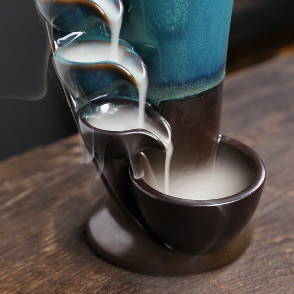 SpaceKeeper Waterfall Backflow Incense Burner
