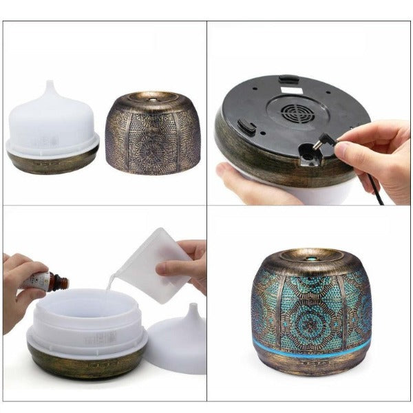 Incense Soul Ultrasonic Essential Oil LED Aroma Diffuser 500ml