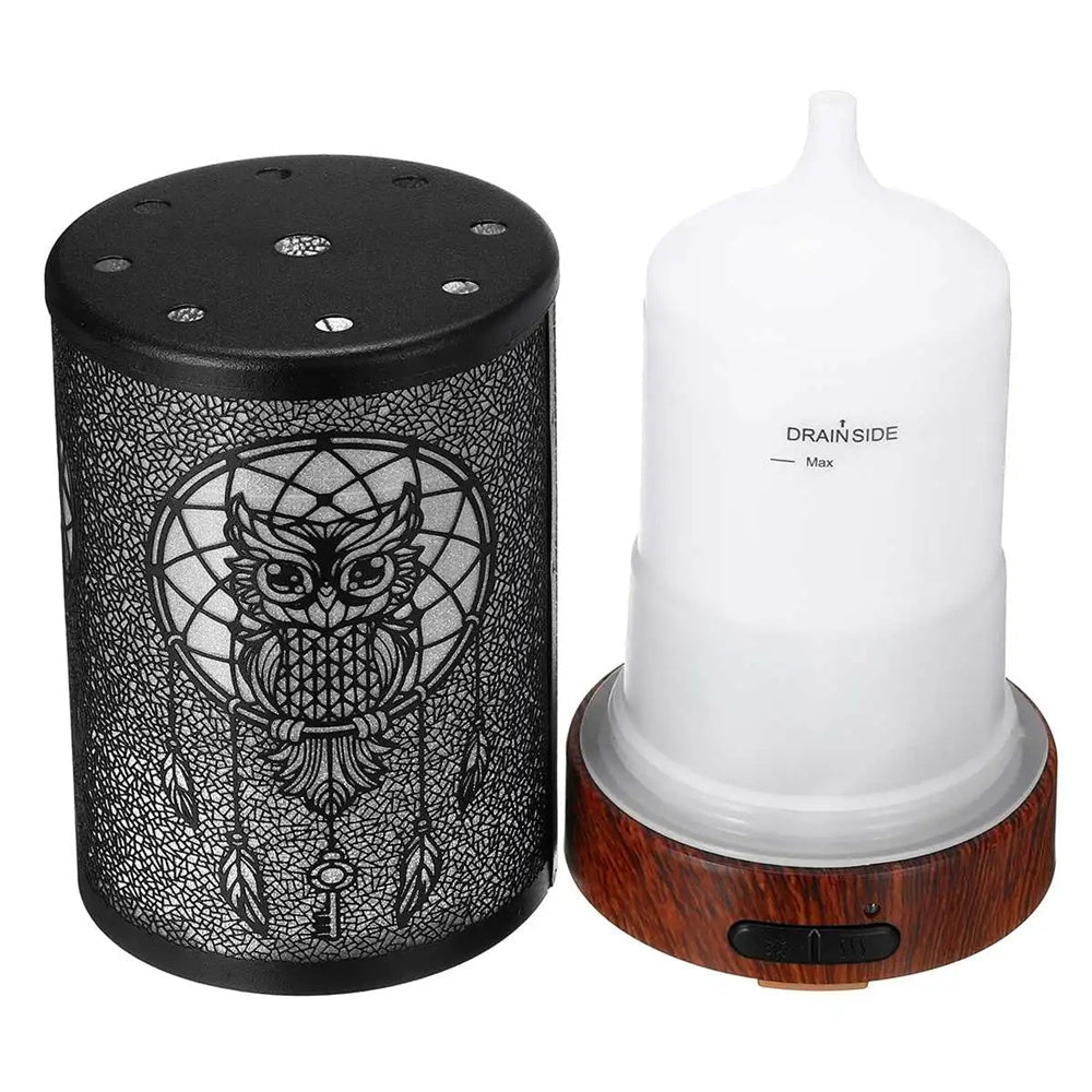 Vintage Metal Ultrasonic 100ml Essential Oil Aroma Diffuser