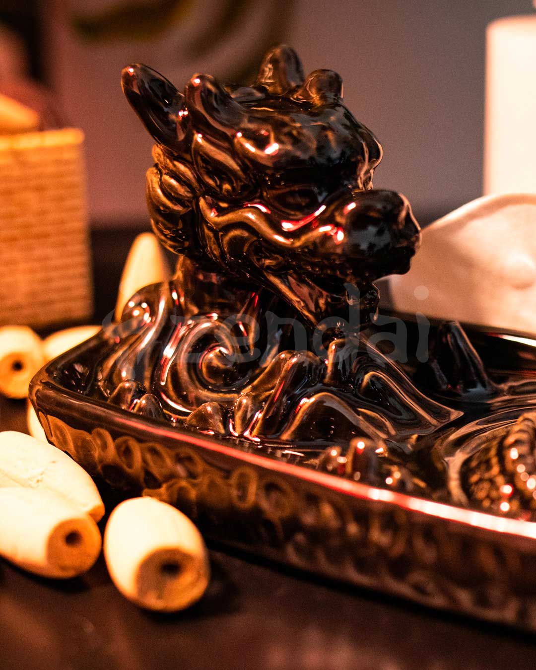 Dragon of the Mountains Backflow Incense Burner