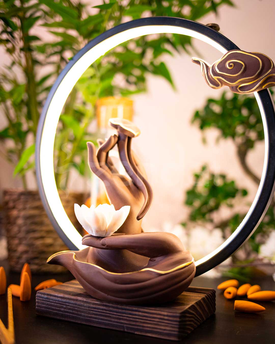 Mystic Hands XL - Backflow Incense Burner