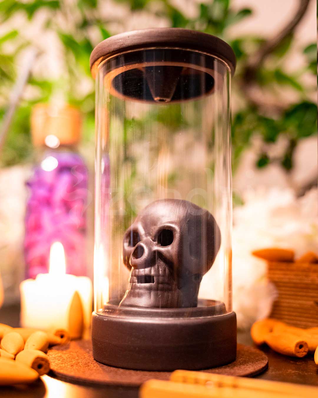 Zen Skull - Backflow Incense Burner