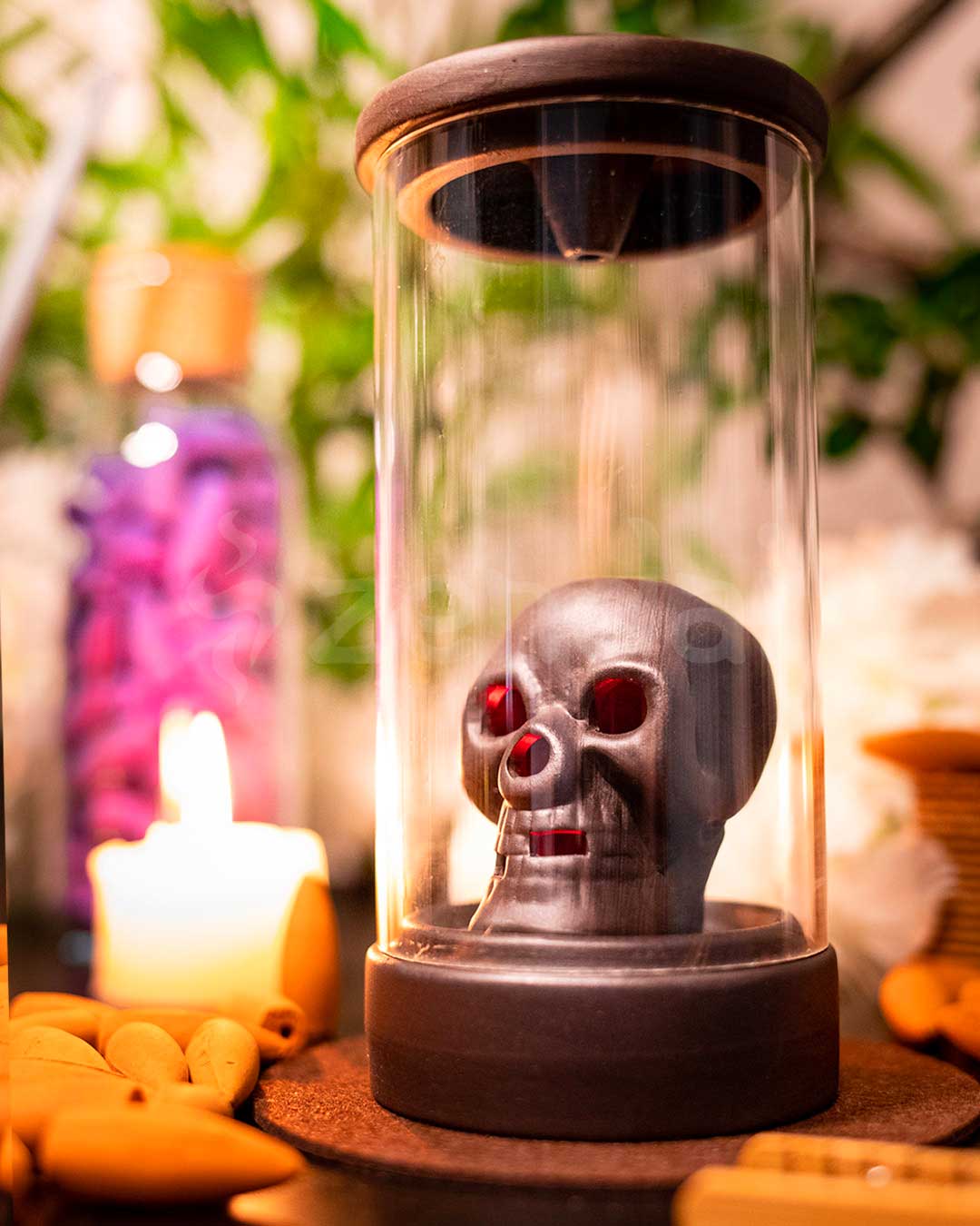 Zen Skull - Backflow Incense Burner