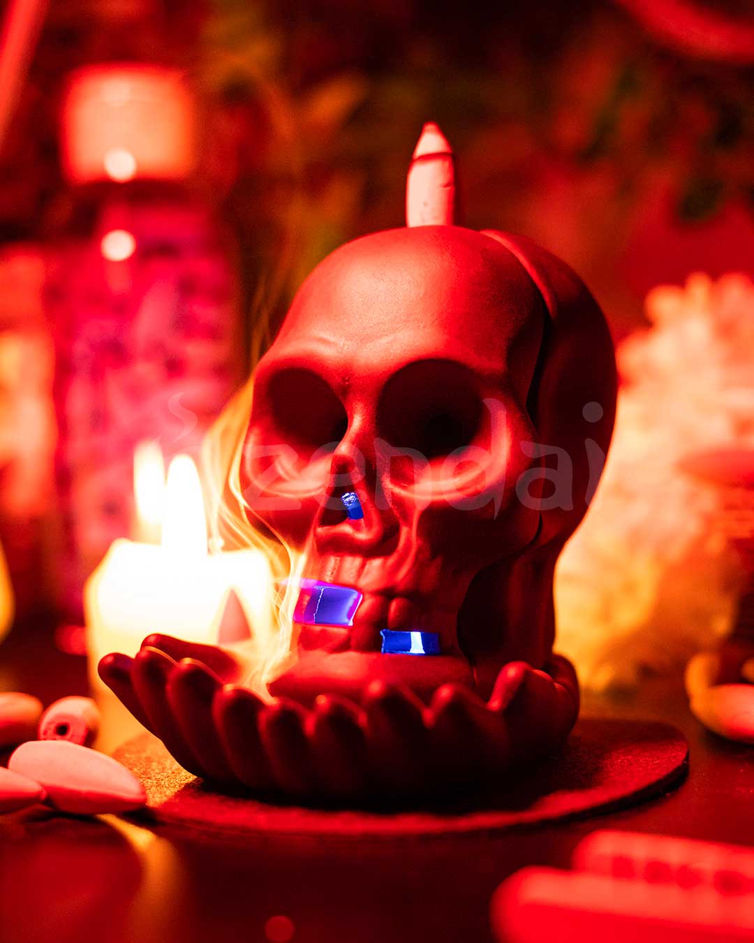 Skull Hand - Backflow Incense Burner