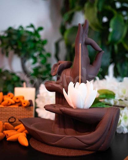Zen Hands - Backflow Incense Burner